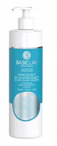 BasicLab Feuchtigkeitsspendender Reinigungsgel für trockene und sensible Haut 300ml
