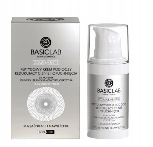 BasicLab Peptid Augencreme mit leichter Textur 15ml