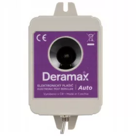   DERAMAX Ultraschall-Autoabwehrgerät (Repellent) gegen Marder und Nagetiere für Autos, 9 V
