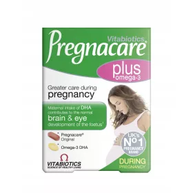   Vitabiotics Pregnacare Plus mit Omega-3 - Optimale Nährstoffversorgung für Schwangere