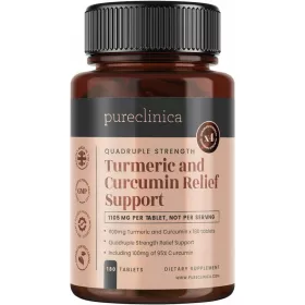   Kurkuma und Curcumin Tabletten 1105 mg - Unterstützung bei Entzündungen, mit Schwarzen Pfeffer Extrakt