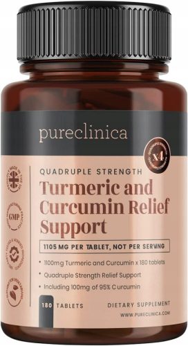 Kurkuma und Curcumin Tabletten 1105 mg - Unterstützung bei Entzündungen, mit Schwarzen Pfeffer Extrakt