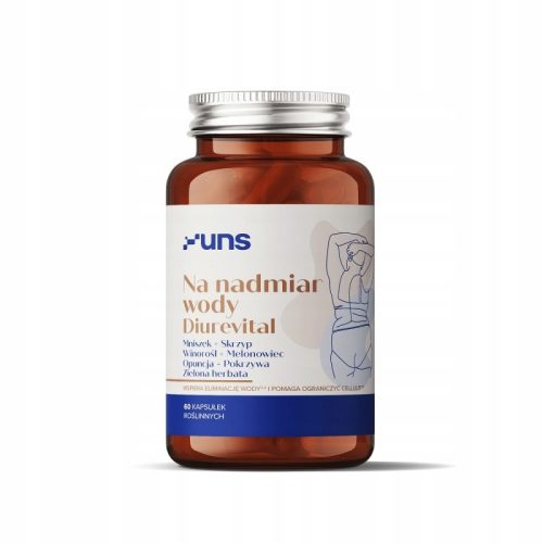 DIUREVITAL 60 Vegane Kapseln für Wasserausscheidung & Detox