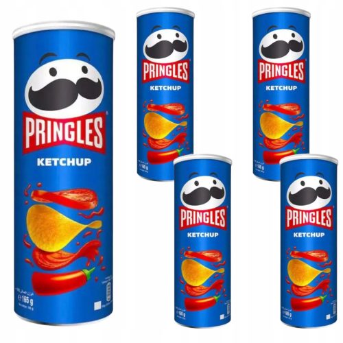 Pringles Ketchup Chips 165g - Die perfekte Kombination aus Geschmack und Knusprigkeit