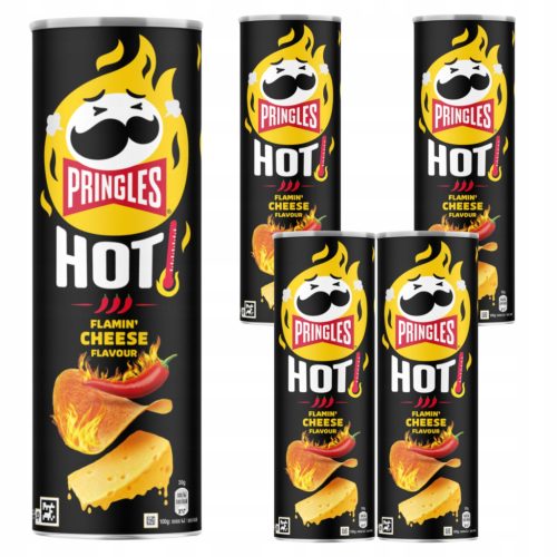 Pringles Hot Flamin' Cheese Flavour – Pikante Kartoffelchips für Liebhaber würziger Snacks