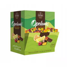   Opolanki Fruchtgummis in Schokolade – 3 kg Packung mit Zitronen-, Orangen- und Himbeergeschmack