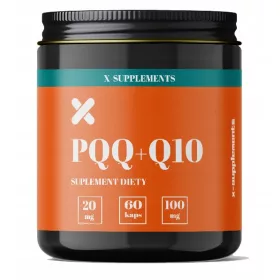   X-Supplements PQQ + Koenzym Q10 - Unterstützung für Energie und Gesundheit, 60 Kapseln