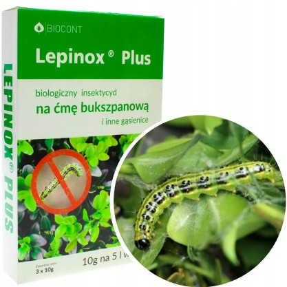 LEPINOX PLUS - Effektiver Schutz gegen Buchsbaumzünsler und Raupen