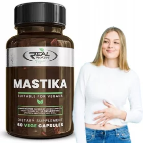   Real Pharm Mastika 500mg - 60 Kapseln für die Verdauung & Magengesundheit