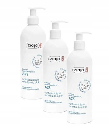 Emulsja do ciała Ziaja Med Kuracja Dermatologiczna AZS 400 ml