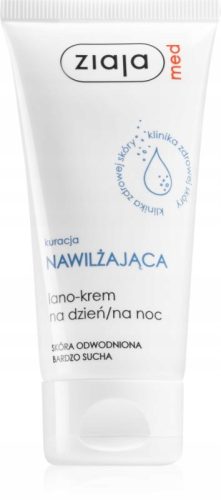 Ziaja Med Feuchtigkeitsspendende Tages-/Nachtpflege Lanolin-Creme