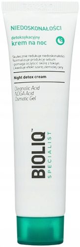Bioliq Specialist Imperfections Detox-Nachtcreme mit Feuchtigkeitspflege, 30 ml