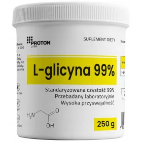   L-Glycin 99% von Proton Labs - Reines Pulver für optimale Regeneration und Schlaf