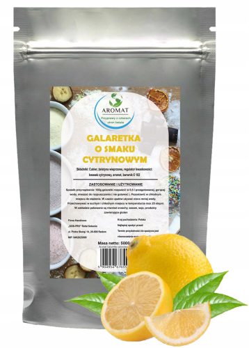 Zitronengelatine AROMAT 5kg – Perfekt für Desserts und Gebäcke