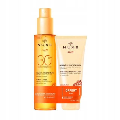NUXE Sun Bräunungsöl SPF30 und Nach-der-Sonne Balsam - Schutz und Pflege