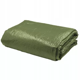 Verstärkte Grüne Abdeckplane 3x5 m mit 90 g/m²