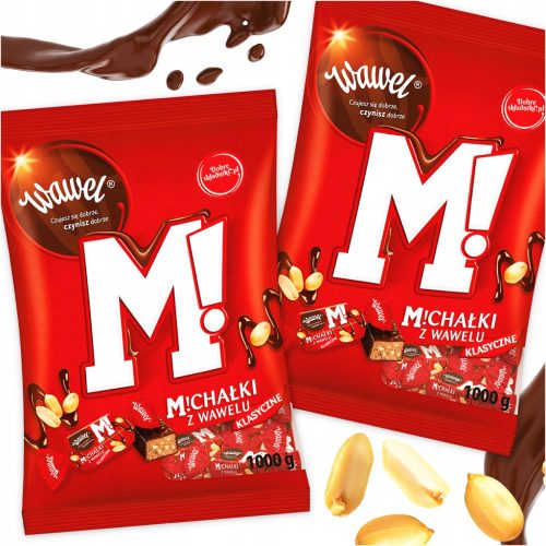Wawel Michałki Klassik - Köstliche Schokoladenbonbons, 1kg