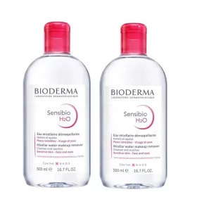   Bioderma Sensibio H20 Micellarwasser 2x 500ml für sensible Haut