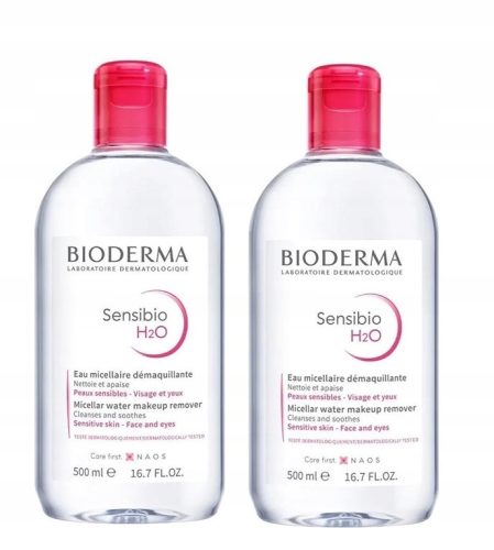 Bioderma Sensibio H20 Micellarwasser 2x 500ml für sensible Haut
