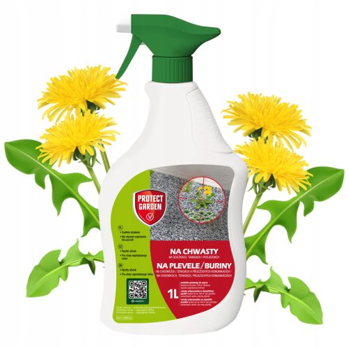 100% Natürliches Unkrautbekämpfungsspray ohne Glyphosat, bienenfreundlich, 1L