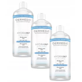   Płyn micelarny Dermedic Hydrain 3 Hialuro 500 ml do skóry suchej