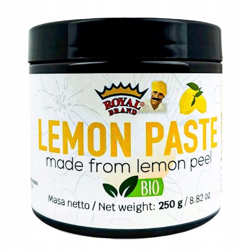 BIO-Lemonenpaste VARIEGATO mit Zitronenschalenstückchen 250g