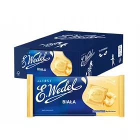   Wedel Weiße Schokolade 80g, 22 Stück - Einzigartige süße Verführung