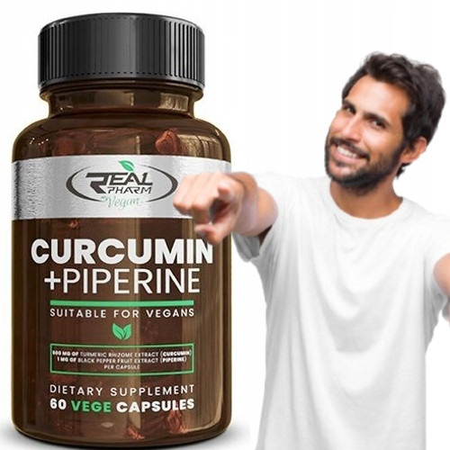 Real Pharm Kurkumin + Piperin VEGE 60 Kapseln: Natürliche Unterstützung für Ihr Immunsystem