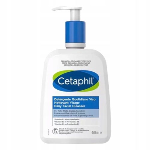 Cetaphil Daily Face Cleanser - Sanfter Reinigungsgel für tägliche Gesichtspflege, 470 ml