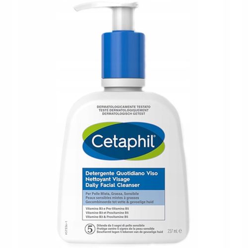 Cetaphil Daily Face Cleanser 237 ml - Sanfter Gesichtsreinigungsgel für tägliche Anwendung