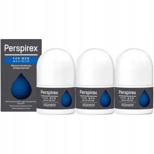 PERSPIREX Antyperspirant roll-on dla mężczyzn - Maximum 20 ml