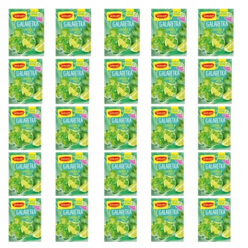 WINIARY Limited Edition Gelatine Limette-Minze Geschmack 47g