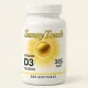 Sunny Touch Vitamin D3 10.000 IU – 365 Softgel Kapseln für Tägliche Sonnendosis