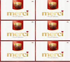 Merci Schokoladenpralinen-Auswahl, 250 g – 8 köstliche Geschmacksrichtungen