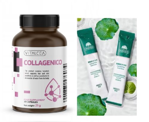 Collagenico 30 Kapseln für gesunde Haut, Haare und Nägel + GRATIS Gesichtsmaske!