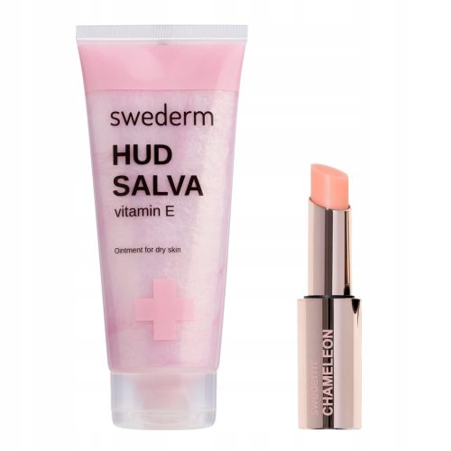 Zestaw Swederm maść Hudsalva Vitamin E + Chameleon balsam do ust