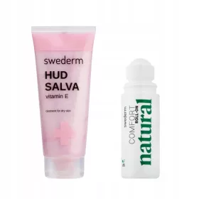   Swederm Pflegeset: Hudsalva Vitamin E Salbe + Comfort Roll-On