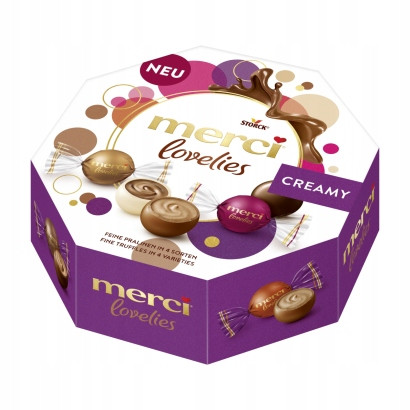 Merci Lovelies Creamy: Exquisite Pralinen-Auswahl für Schokoladenliebhaber