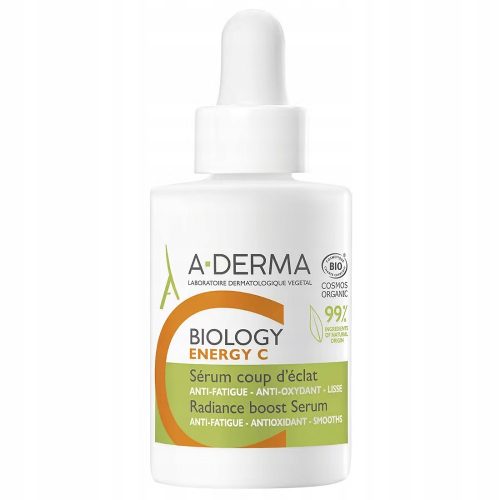 A-Derma Biology Energy C - Aufhellendes Gesichtsserum mit 20% Vitamin C, 30ml