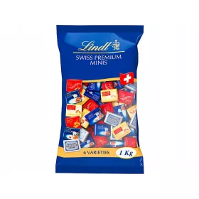   Lindt Pralinen Mini Schokoladen, 1 kg-Beutel mit ca. 150 Stück