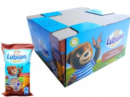 Lubisie Kekse mit Schokoladenfüllung - 30g, 24 Stück