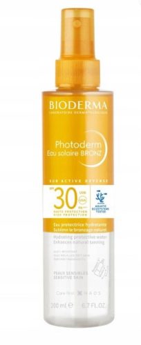 Bioderma Photoderm Eau Solaire BRONZ SPF 30 - Zweiphasiges Sonnenschutz-Spray, 200 ml