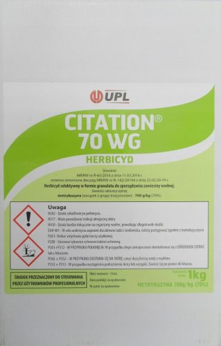 Selektiver Herbizid Citation 70 WG zur Unkrautbekämpfung in Kartoffeln