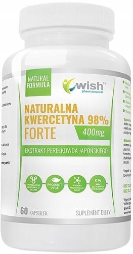 Natürliche Quercetin 98% Forte - 60 Vegane Kapseln, Ohne Künstliche Füllstoffe