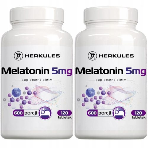 HERKULES Melatonin 5mg – 120 Tabletten für optimalen Schlaf und Erholung
