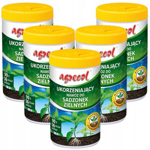Agrecol Wurzelfördernder Dünger für Stecklinge - 5 x 90g Packung