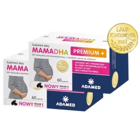   Mamadha Premium+ 120 Kapseln für Schwangere und Stillende mit DHA und Vitamin D3