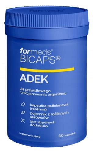 ForMeds BICAPS ADEK für Haut, Sehvermögen und Immunsystem - 60 Kapseln