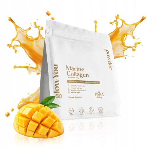glowYou 5000 mg Marine-Kollagen mit Saftigem Mango – Naticol® zur Haut- und Gelenkpflege