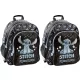 2x Paso Stitch Rucksack - Groß, Mehrfachfächer, Schultauglich